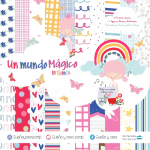 Mega kit digital UN MUNDO MAGICO Brillante