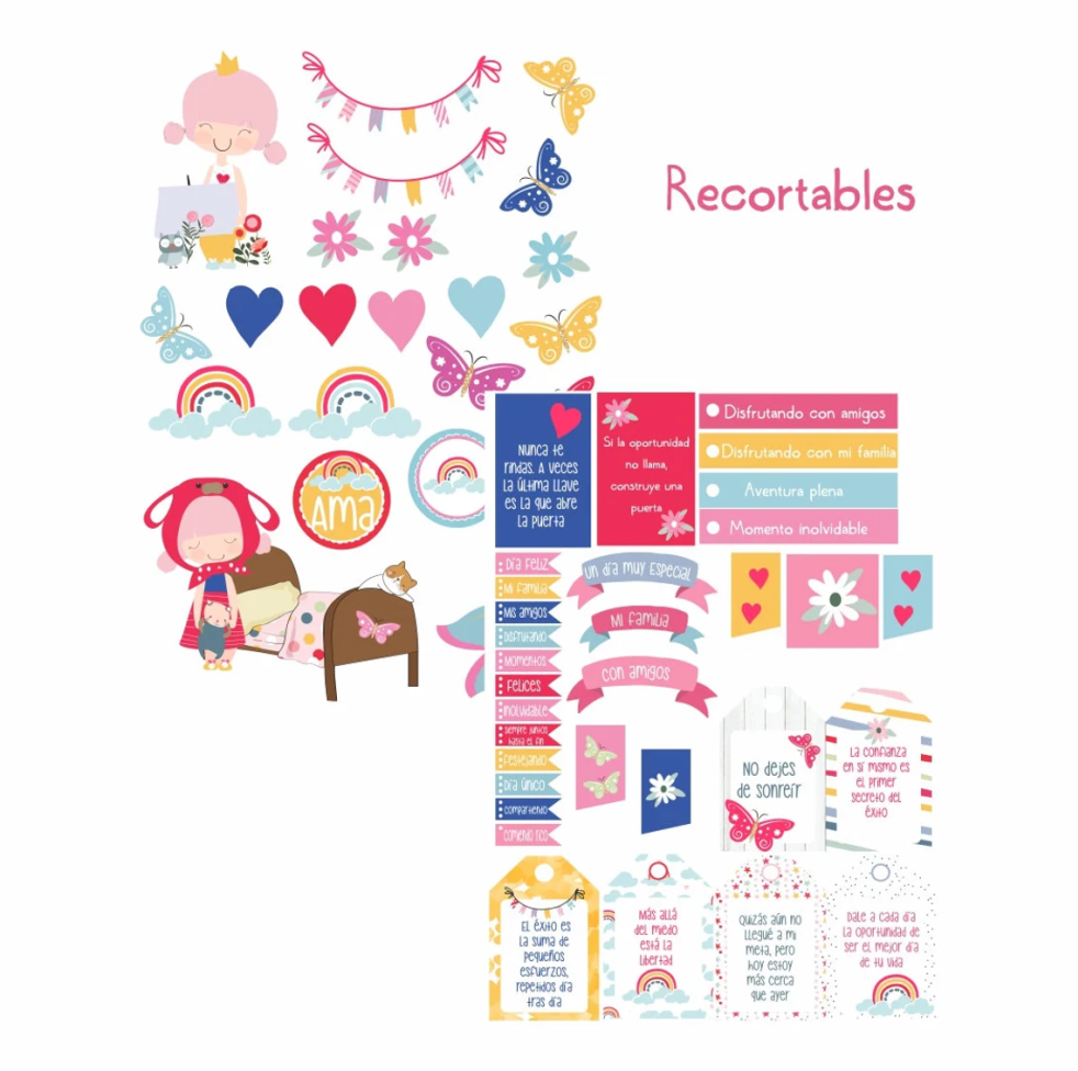 Mega kit digital UN MUNDO MAGICO Brillante - Imagen 3