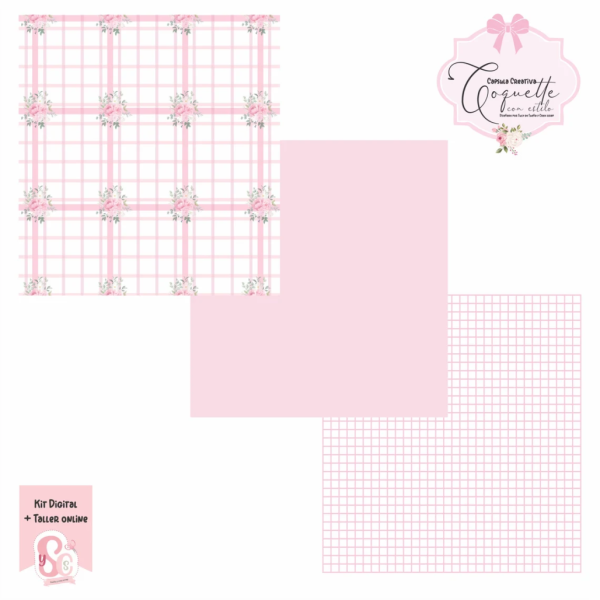 Mega kit digital COQUETTE CON ESTILO + Taller online - Imagen 5