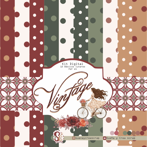 Mega kit digital VINTAGE - Imagen 10
