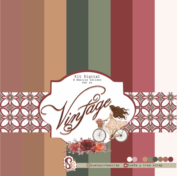 Mega kit digital VINTAGE - Imagen 8