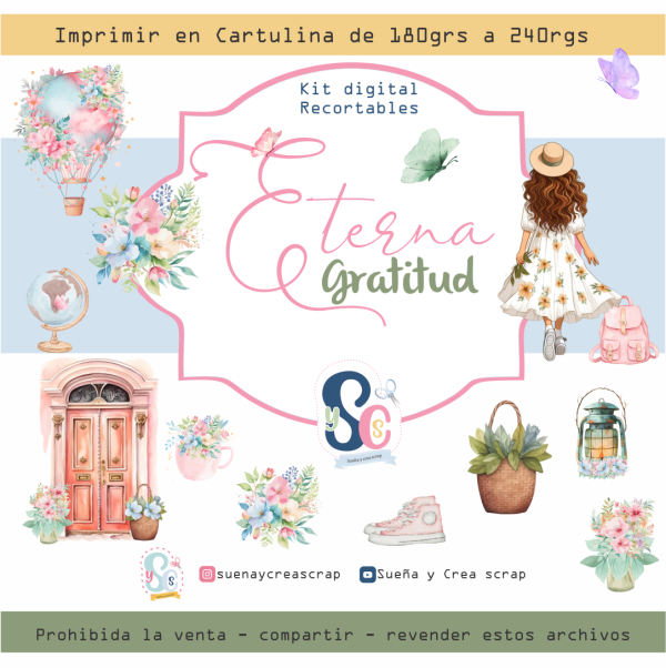 Mega kit digital ETERNA GRATITUD - Imagen 5