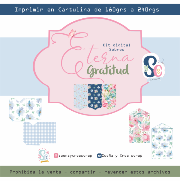 Mega kit digital ETERNA GRATITUD - Imagen 6