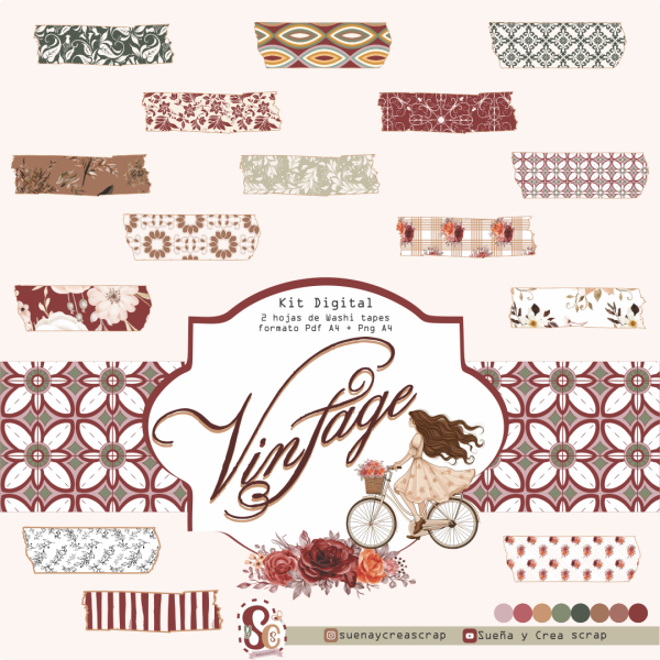 Mega kit digital VINTAGE - Imagen 2