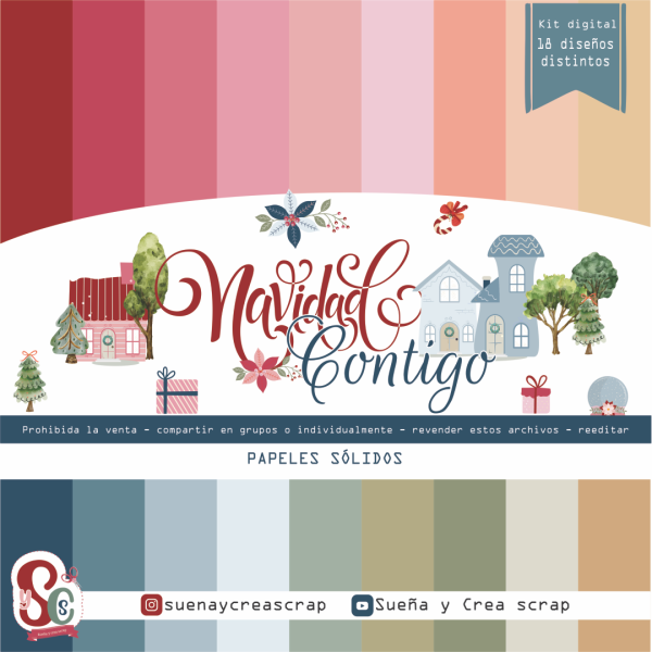 MEGA COMBO NAVIDEÑO / 3 KITS DIGITALES / FRAGANCIA NAVIDEÑA / NAVIDAD CONTIGO / HAPPY DAY - Imagen 17