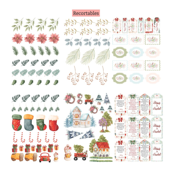 MEGA COMBO NAVIDEÑO / 3 KITS DIGITALES / FRAGANCIA NAVIDEÑA / NAVIDAD CONTIGO / HAPPY DAY - Imagen 3