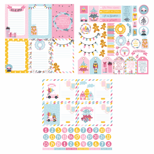 MEGA COMBO NAVIDEÑO / 3 KITS DIGITALES / FRAGANCIA NAVIDEÑA / NAVIDAD CONTIGO / HAPPY DAY - Imagen 18