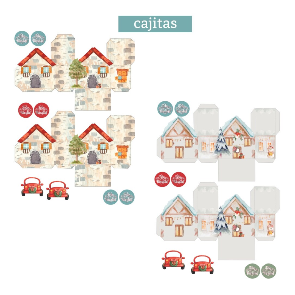 MEGA COMBO NAVIDEÑO / 3 KITS DIGITALES / FRAGANCIA NAVIDEÑA / NAVIDAD CONTIGO / HAPPY DAY - Imagen 4