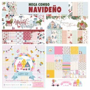MEGA COMBO NAVIDEÑO / 3 KITS DIGITALES / FRAGANCIA NAVIDEÑA / NAVIDAD CONTIGO / HAPPY DAY