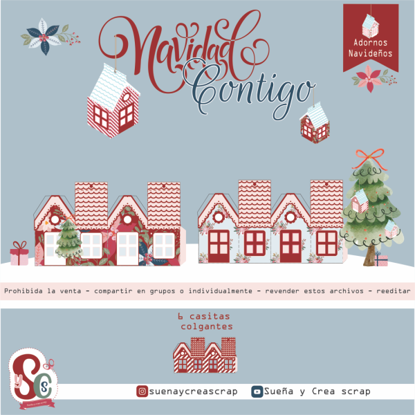 MEGA COMBO NAVIDEÑO / 3 KITS DIGITALES / FRAGANCIA NAVIDEÑA / NAVIDAD CONTIGO / HAPPY DAY - Imagen 16