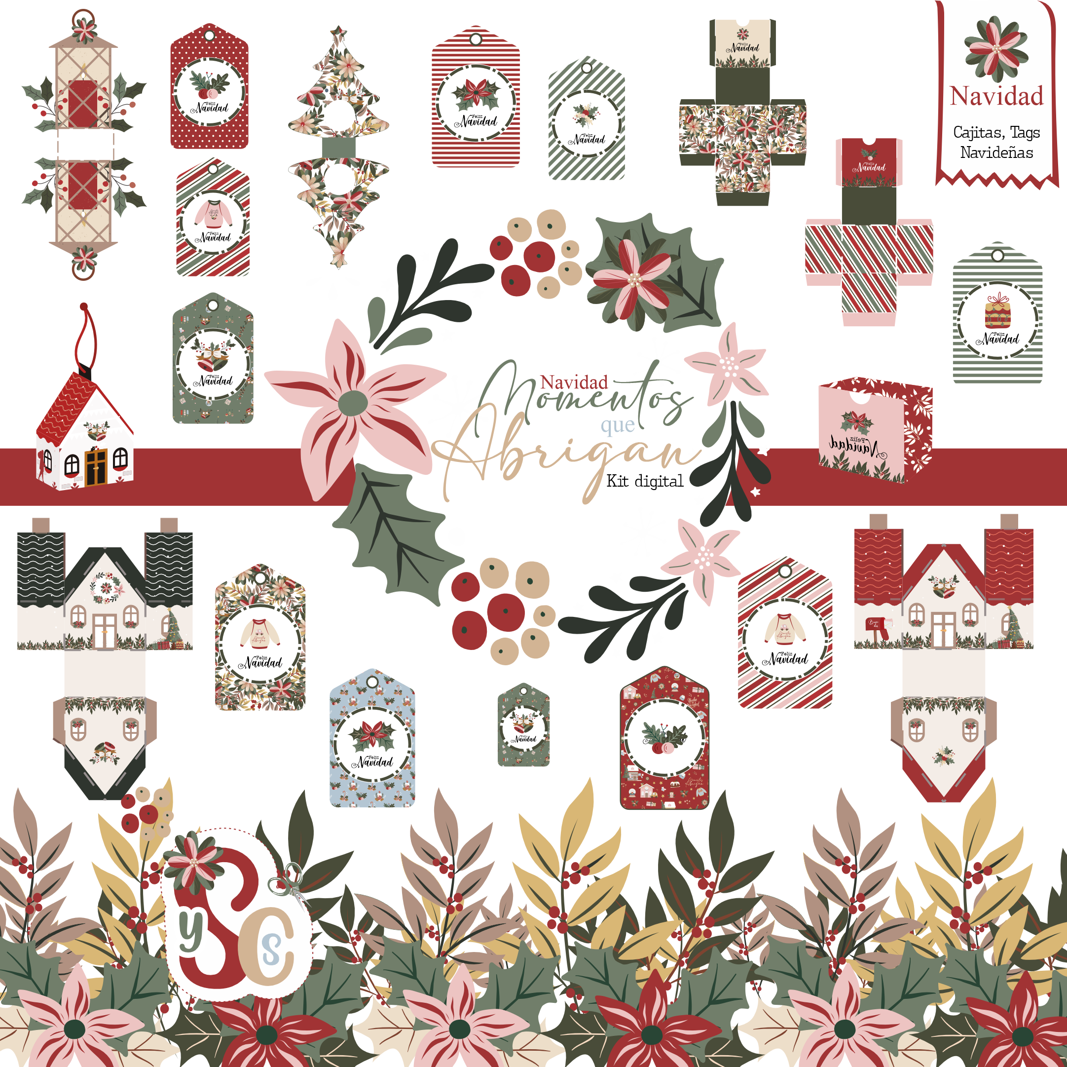 Kit digital Navideño "Momentos que abrigan" - Imagen 11