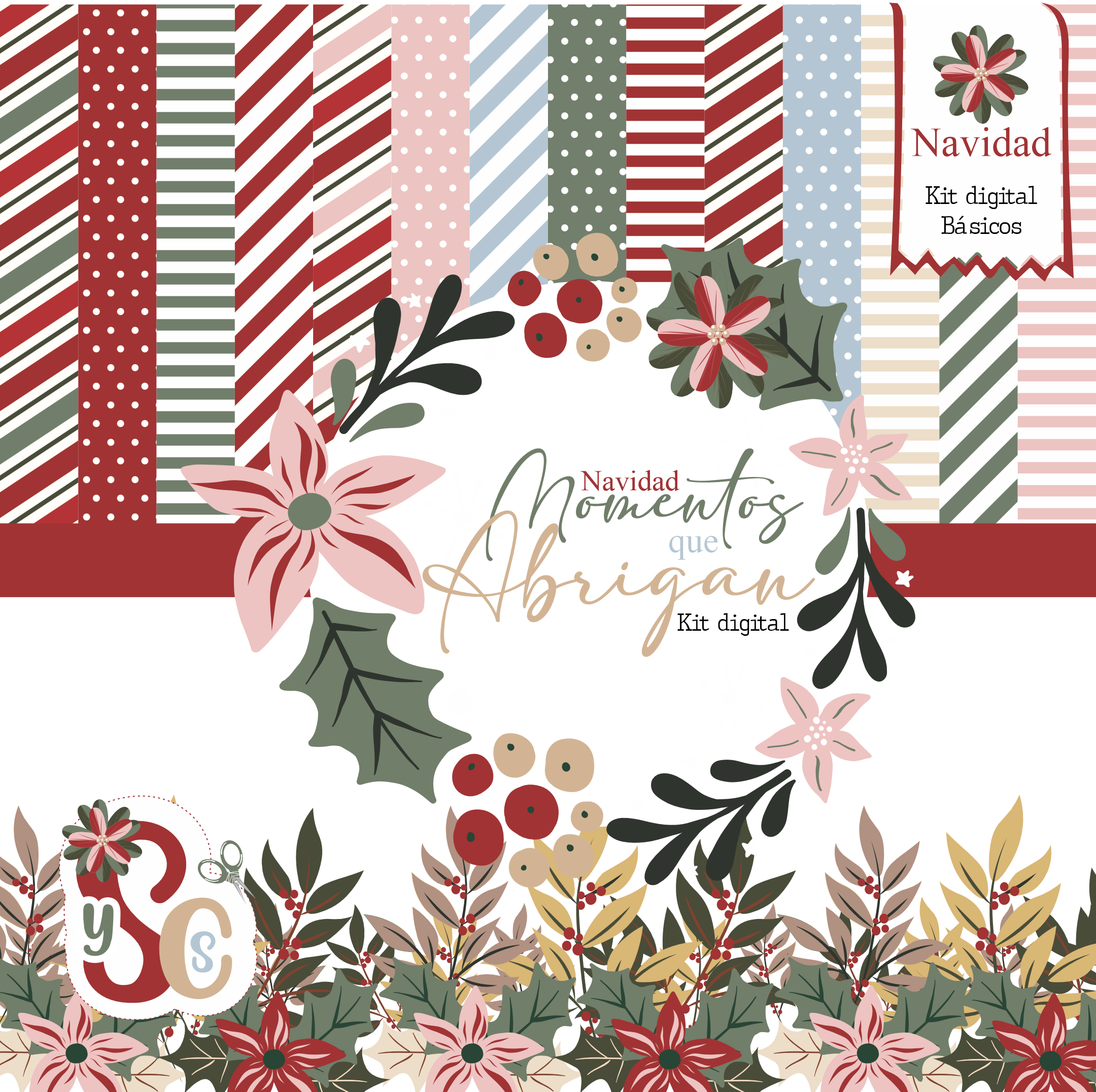 Kit digital Navideño "Momentos que abrigan" - Imagen 4