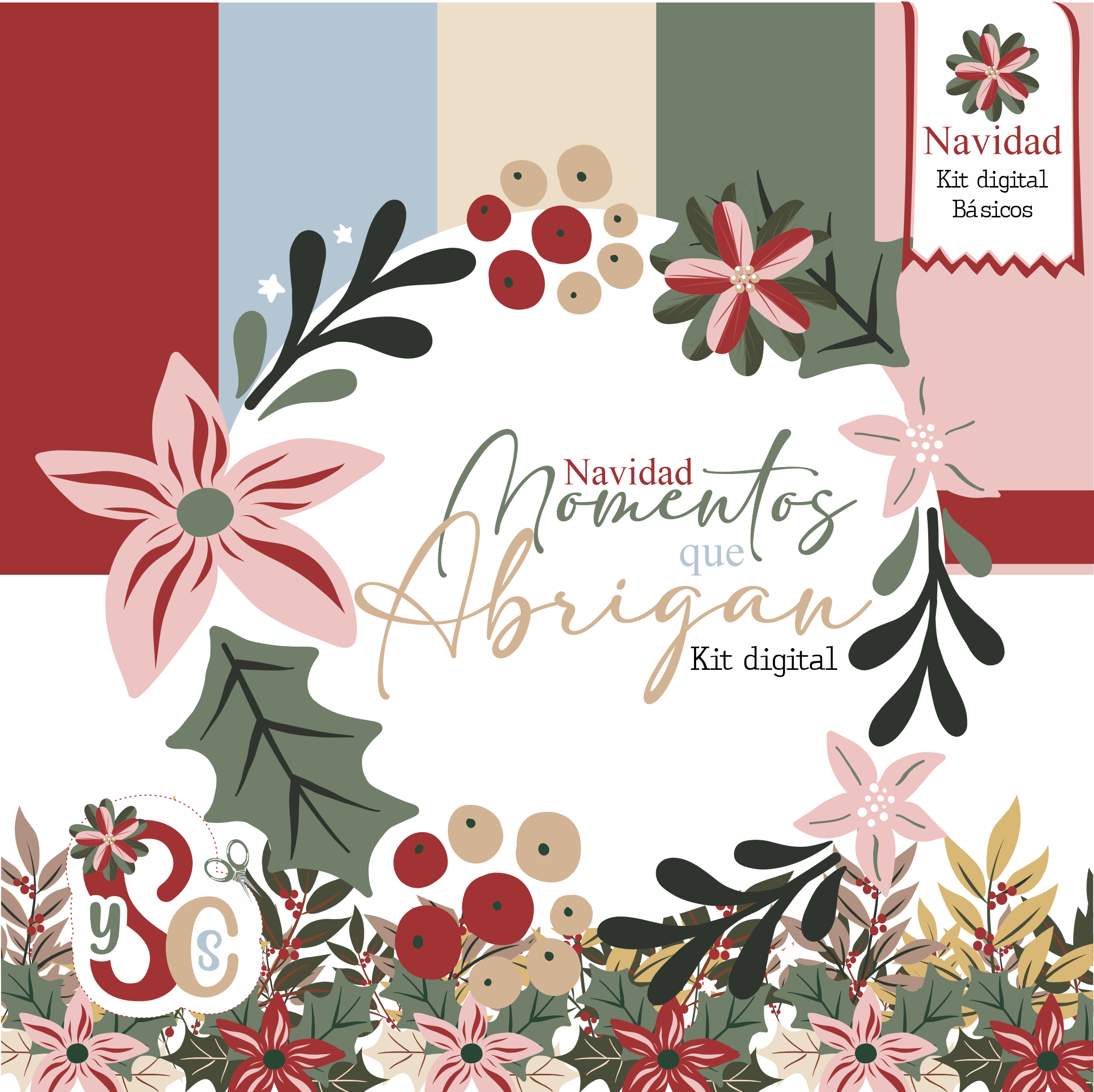 Kit digital Navideño "Momentos que abrigan" - Imagen 3