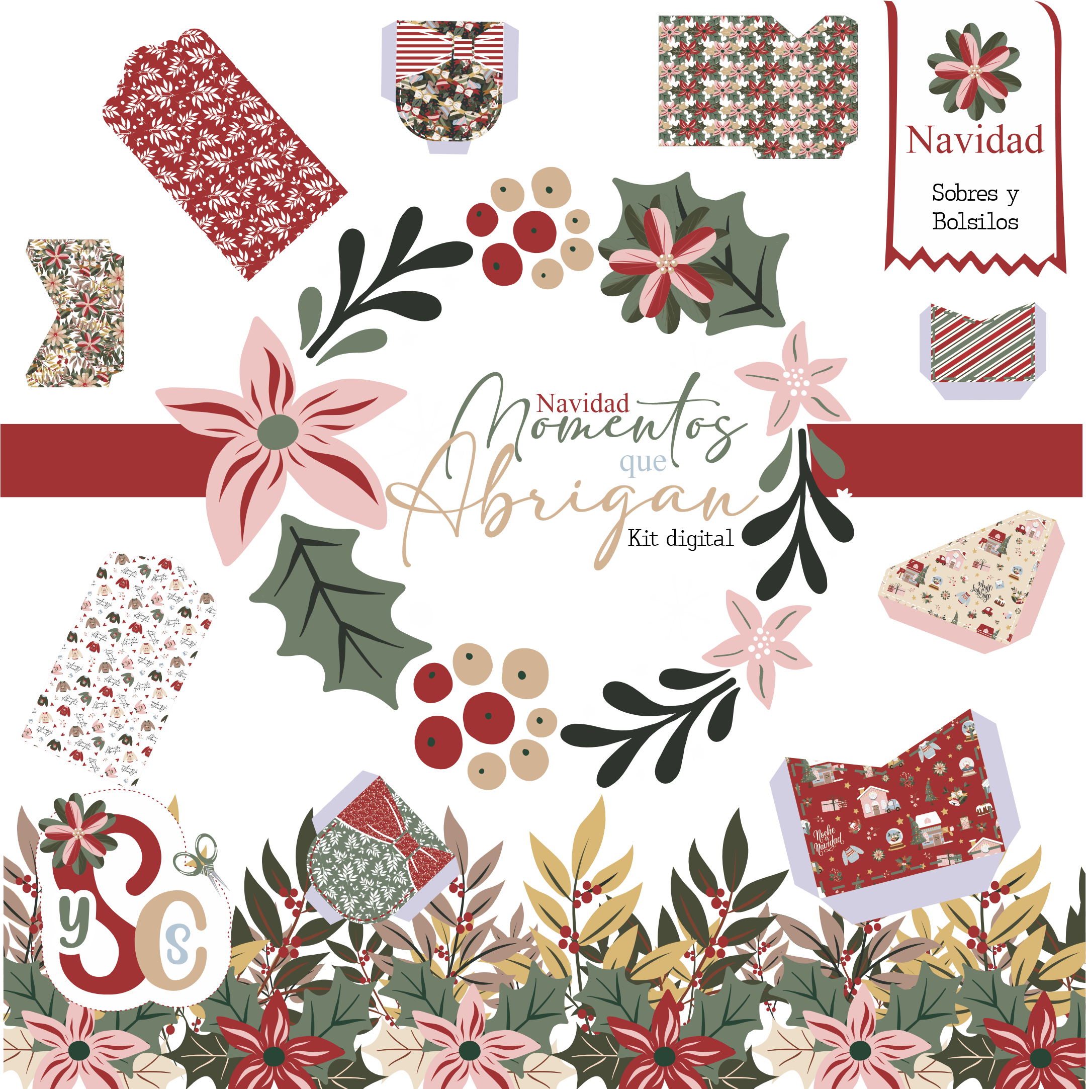 Kit digital Navideño "Momentos que abrigan" - Imagen 9