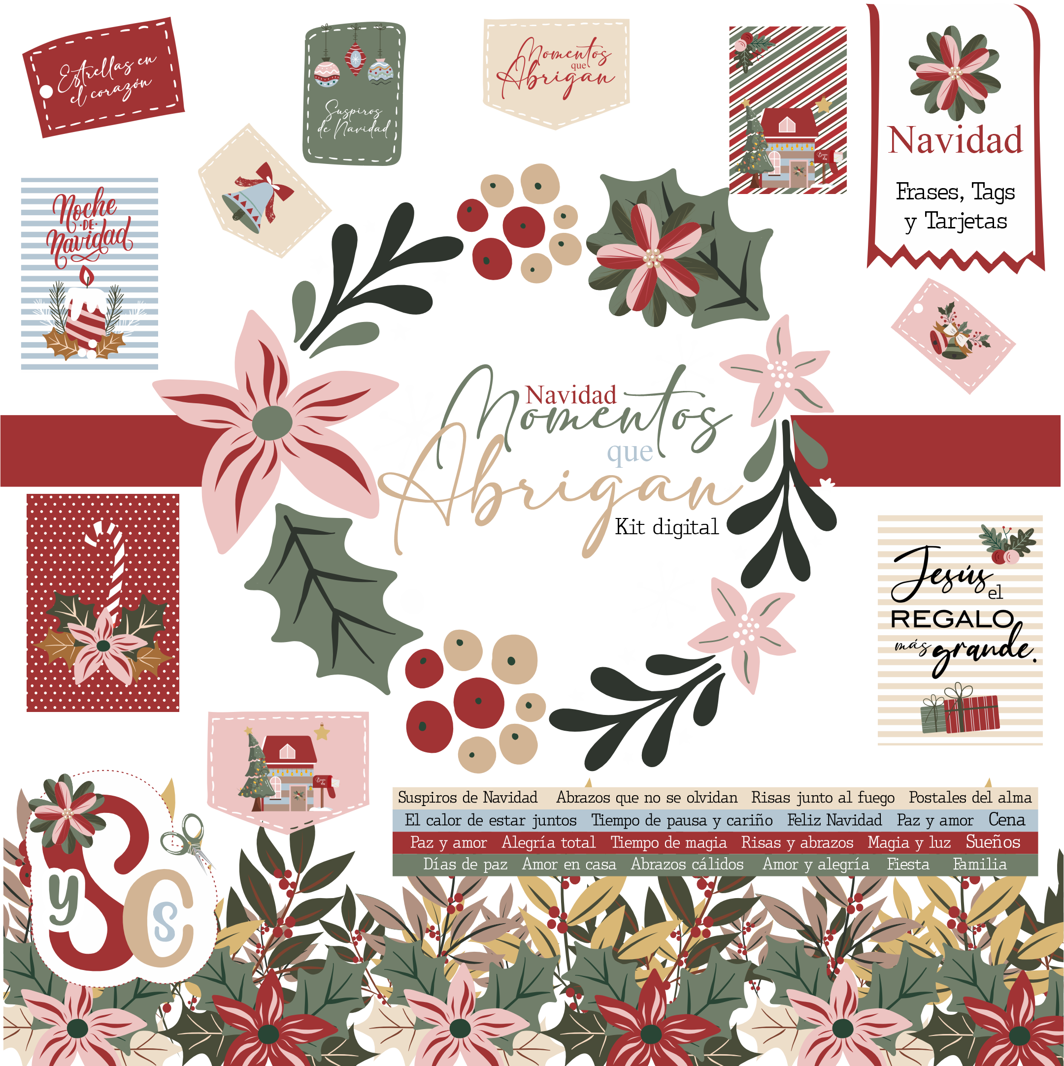 Kit digital Navideño "Momentos que abrigan" - Imagen 10